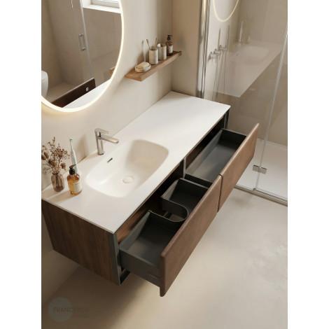 Тумба с раковиной Francesca Avanti Panda art 2532M-1-1600-T купить в Москве по цене от 125990р. в интернет-магазине mebel-v-vannu.ru