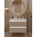 Тумба с раковиной Francesca Avanti Panda 80, DR-03B-80, подвесная, с подсветкой, бежевая купить в Москве по цене от 41000р. в интернет-магазине mebel-v-vannu.ru