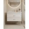 Тумба с раковиной Francesca Империя 100, подвесная, белая (ум. Миранда 100) купить в Москве по цене от 32180р. в интернет-магазине mebel-v-vannu.ru
