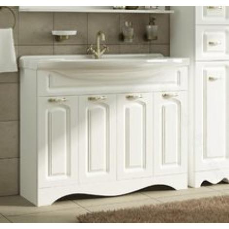 Комплект мебели для ванной комнаты Francesca Империя 100, 4 двери купить в Москве по цене от 32910р. в интернет-магазине mebel-v-vannu.ru