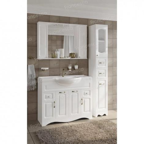 Тумба с раковиной Francesca Империя 105 с подсветкой купить в Москве по цене от 26100р. в интернет-магазине mebel-v-vannu.ru