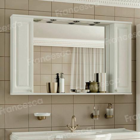 Комплект мебели для ванной комнаты Francesca Империя 120 купить в Москве по цене от 51870р. в интернет-магазине mebel-v-vannu.ru