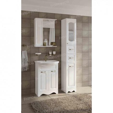 Комплект мебели для ванной комнаты Francesca Империя 50 левый купить в Москве по цене от 17460р. в интернет-магазине mebel-v-vannu.ru