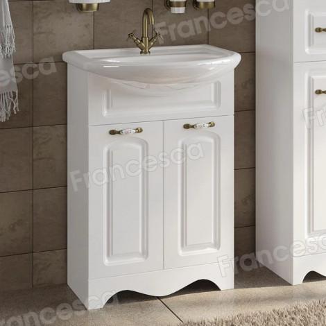 Комплект мебели для ванной комнаты Francesca Империя 50 левый купить в Москве по цене от 17460р. в интернет-магазине mebel-v-vannu.ru