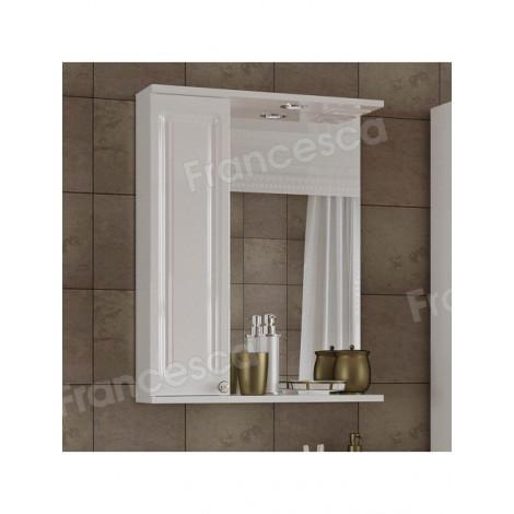 Комплект мебели для ванной комнаты Francesca Империя 55, левый купить в Москве по цене от 18070р. в интернет-магазине mebel-v-vannu.ru