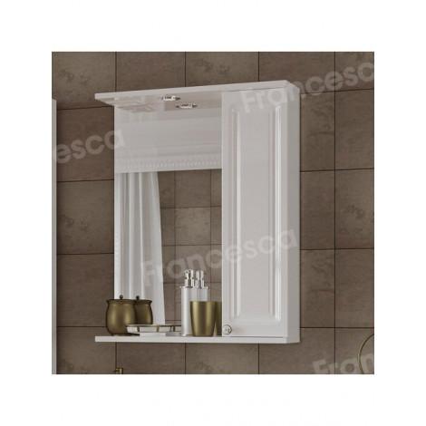 Комплект мебели для ванной комнаты Francesca Империя 55, правый купить в Москве по цене от 18070р. в интернет-магазине mebel-v-vannu.ru