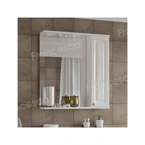 Комплект мебели для ванной комнаты Francesca Империя 60, правый купить в Москве по цене от 19460р. в интернет-магазине mebel-v-vannu.ru