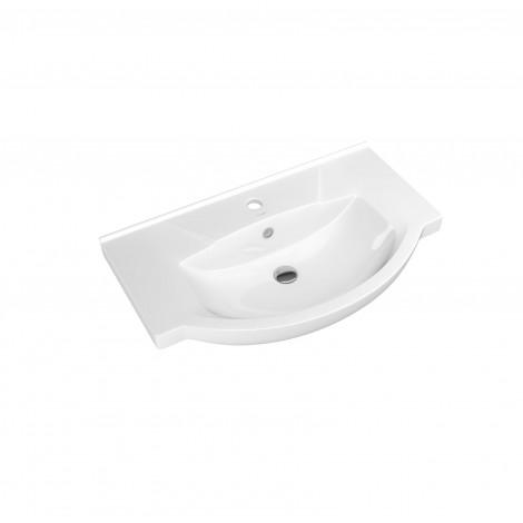 Комплект мебели для ванной комнаты Francesca Империя 75, с ящиками, левый купить в Москве по цене от 33917р. в интернет-магазине mebel-v-vannu.ru