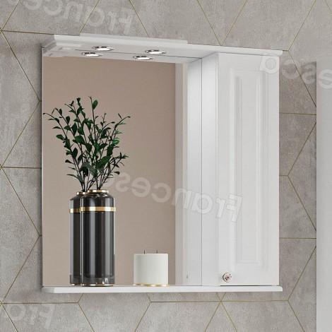 Комплект мебели для ванной комнаты Francesca Империя 75-2, правый купить в Москве по цене от 30327р. в интернет-магазине mebel-v-vannu.ru