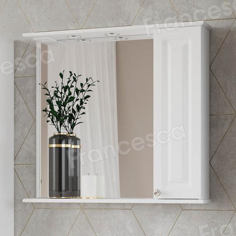 Комплект мебели для ванной комнаты Francesca Империя 80, 3 двери, правый купить в Москве по цене от 26101р. в интернет-магазине mebel-v-vannu.ru