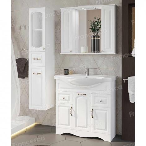 Комплект мебели для ванной комнаты Francesca Империя 90-2, с ящиками купить в Москве по цене от 33491р. в интернет-магазине mebel-v-vannu.ru