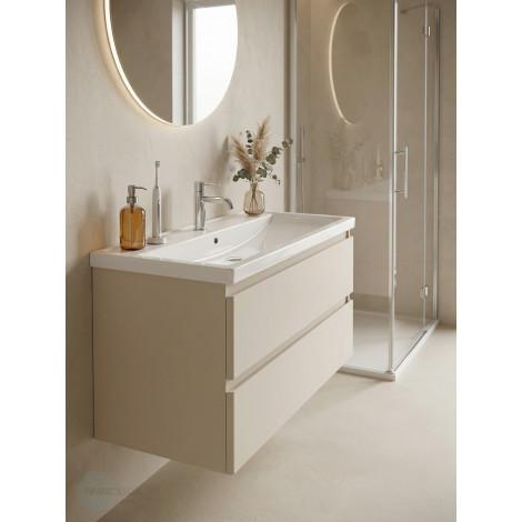 Тумба с раковиной Francesca Avanti Latina 100 подвесная, бежевая (ум. Фостер 100) купить в Москве по цене от 48904р. в интернет-магазине mebel-v-vannu.ru