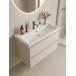 Тумба с раковиной Francesca Avanti Latina 100 подвесная, бежевая (ум. Фостер 100) купить в Москве по цене от 48904р. в интернет-магазине mebel-v-vannu.ru