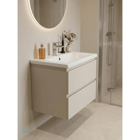 Тумба с раковиной Francesca Avanti Latina 50 подвесная, бежевая (ум. Moduo 50) купить в Москве по цене от 28544р. в интернет-магазине mebel-v-vannu.ru