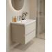 Тумба с раковиной Francesca Avanti Latina 50 подвесная, бежевая (ум. Moduo 50) купить в Москве по цене от 28544р. в интернет-магазине mebel-v-vannu.ru