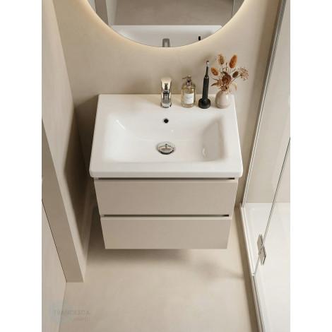 Тумба с раковиной Francesca Avanti Latina 50 подвесная, бежевая (ум. Moduo 50) купить в Москве по цене от 28544р. в интернет-магазине mebel-v-vannu.ru