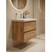 Тумба с раковиной Francesca Avanti Latina 50 подвесная, дуб крафт золотой (ум. Moduo 50) купить в Москве по цене от 28544р. в интернет-магазине mebel-v-vannu.ru