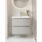 Тумба с раковиной Francesca Avanti Latina 50 подвесная, серая (ум. Moduo 50) купить в Москве по цене от 28544р. в интернет-магазине mebel-v-vannu.ru