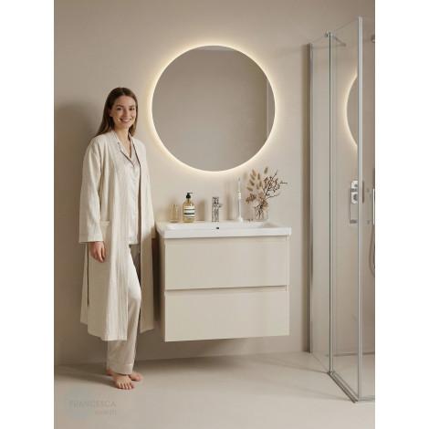 Тумба с раковиной Francesca Avanti Latina 60 подвесная, бежевая (ум. Moduo 60) купить в Москве по цене от 32476р. в интернет-магазине mebel-v-vannu.ru