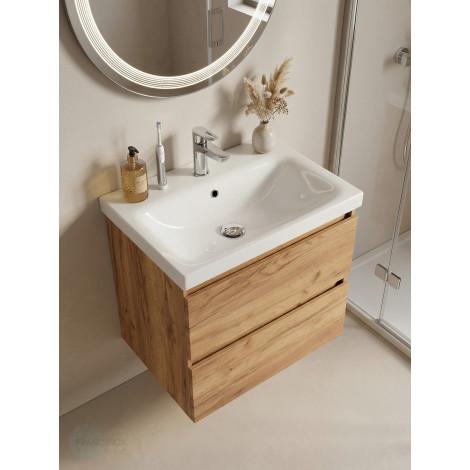 Тумба с раковиной Francesca Avanti Latina 60 подвесная, дуб крафт золотой (ум. Moduo 60) купить в Москве по цене от 32476р. в интернет-магазине mebel-v-vannu.ru