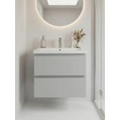 Тумба с раковиной Francesca Avanti Latina 60 подвесная, серая (ум. Moduo 60) купить в Москве по цене от 32476р. в интернет-магазине mebel-v-vannu.ru