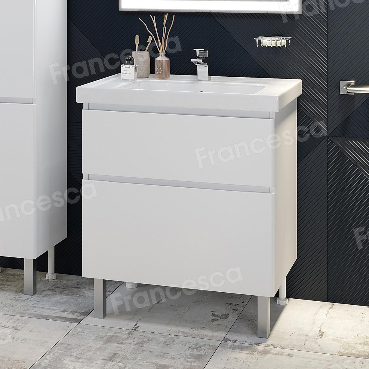 Тумба с раковиной Francesca Avanti Latina 70 напольная (ум. Грейс 70) купить в Москве по цене от 43562р. в интернет-магазине mebel-v-vannu.ru