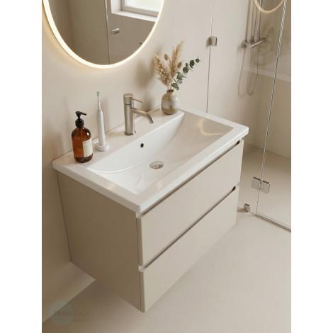 Тумба с раковиной Francesca Avanti Latina 70 подвесная, бежевая (ум. Фостер 70) купить в Москве по цене от 36228р. в интернет-магазине mebel-v-vannu.ru