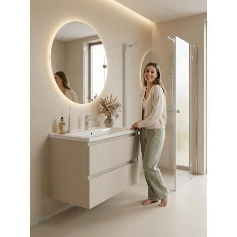 Тумба с раковиной Francesca Avanti Latina 70 подвесная, бежевая (ум. Фостер 70) купить в Москве по цене от 36228р. в интернет-магазине mebel-v-vannu.ru