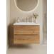 Тумба с раковиной Francesca Avanti Latina 70 подвесная, дуб крафт золотой (ум. Фостер 70) купить в Москве по цене от 36228р. в интернет-магазине mebel-v-vannu.ru
