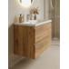 Тумба с раковиной Francesca Avanti Latina 70 подвесная, дуб крафт золотой (ум. Фостер 70) купить в Москве по цене от 36228р. в интернет-магазине mebel-v-vannu.ru