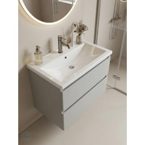 Тумба с раковиной Francesca Avanti Latina 70 подвесная, серая (ум. Фостер 70) купить в Москве по цене от 36228р. в интернет-магазине mebel-v-vannu.ru