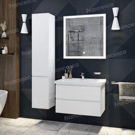 Тумба с раковиной Francesca Avanti Latina 80 подвесная (ум. Гармония 80) купить в Москве по цене от 42410р. в интернет-магазине mebel-v-vannu.ru