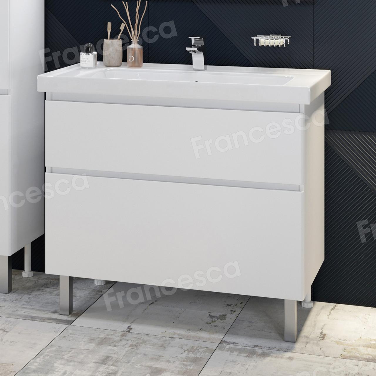 Тумба с раковиной Francesca Avanti Latina 90 напольная (ум. Грейс 90) купить в Москве по цене от 51537р. в интернет-магазине mebel-v-vannu.ru