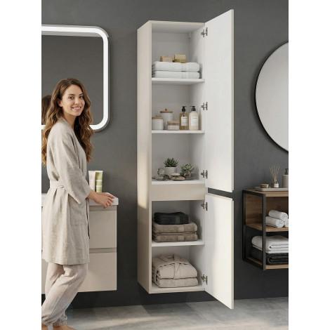 Шкаф-пенал Francesca Avanti Latina 33 бежевый купить в Москве по цене от 28745р. в интернет-магазине mebel-v-vannu.ru