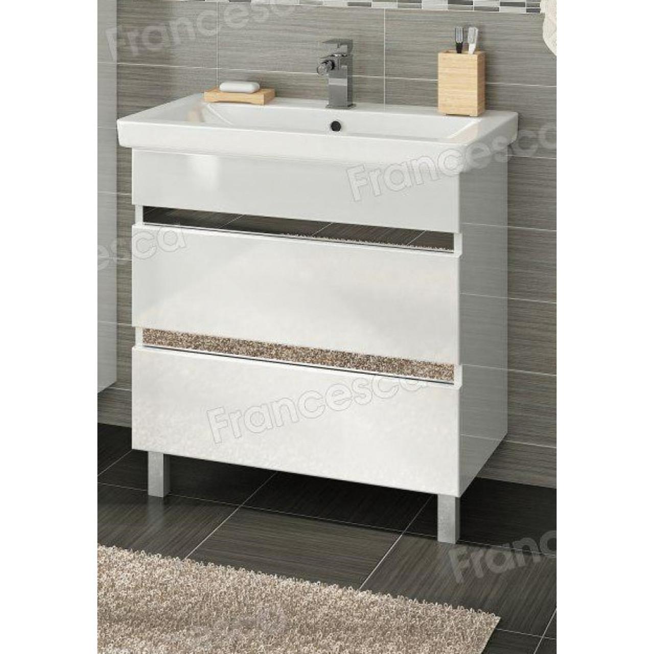 Тумба с раковиной Francesca Berta 70 белый, купить в Москве недорого