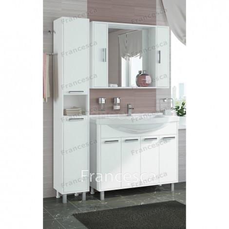 Комплект мебели Francesca Eco 100 белый купить в Москве по цене от 23040р. в интернет-магазине mebel-v-vannu.ru