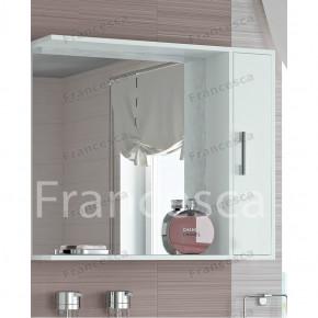 Шкаф-зеркало Francesca Eco 85 белый