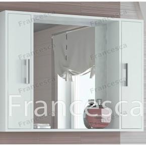 Шкаф-зеркало Francesca Eco 100 белый