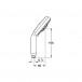 Душевая лейка Grohe Rainshower Cosmopolitan 130 28755000 купить в Москве по цене от 46144р. в интернет-магазине mebel-v-vannu.ru
