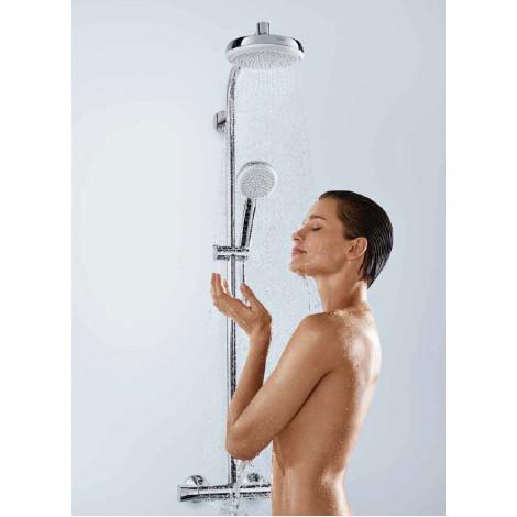 Душевая стойка Hansgrohe Croma Select S 180 2jet 27255400 с однорычажным смесителем купить в Москве по цене от 175738р. в интернет-магазине mebel-v-vannu.ru