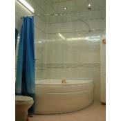 Карниз для ванны Дугой 135x135см купить в Москве по цене от 3315р. в интернет-магазине mebel-v-vannu.ru
