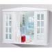 Пластиковый настенный шкафчик Нова M-08200 белый купить в Москве по цене от 4490р. в интернет-магазине mebel-v-vannu.ru