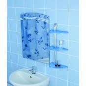 Полка для ванной Нова M-N16-23 прозрачно-голубой купить в Москве по цене от 1682р. в интернет-магазине mebel-v-vannu.ru