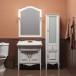 Комплект мебели Opadiris Лоренцо 80 белый купить в Москве по цене от 99528р. в интернет-магазине mebel-v-vannu.ru