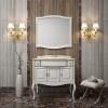Комплект мебели Opadiris Лаура 100 белая с патиной купить в Москве по цене от 94780р. в интернет-магазине mebel-v-vannu.ru