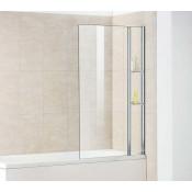 Шторка на ванну RGW Screens SC-53 800x1500 с полками, стекло чистое 03115308-11 купить в Москве по цене от 15011р. в интернет-магазине mebel-v-vannu.ru