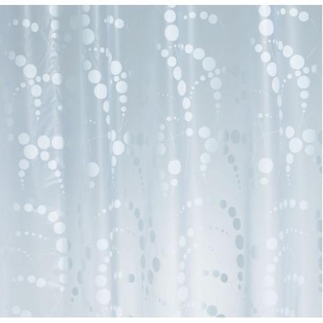 Штора для ванной комнаты Ridder Dots белый 180x200 32371 купить в Москве по цене от 2248р. в интернет-магазине mebel-v-vannu.ru