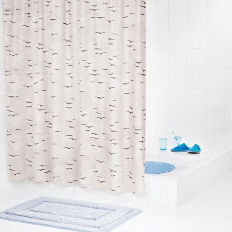 Штора для ванной комнаты Ridder Sylt бежевый/коричневый 240x180 32419 купить в Москве по цене от 2213р. в интернет-магазине mebel-v-vannu.ru