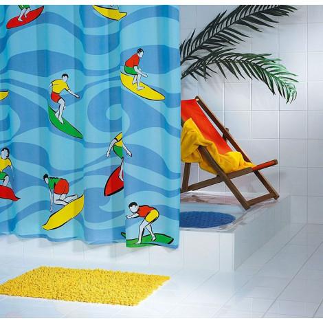 Штора для ванной комнаты Ridder Maui цветной 180x200 47980 купить в Москве по цене от 3774р. в интернет-магазине mebel-v-vannu.ru
