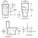 Унитаз-компакт Roca Dama Senso 342517000 купить в Москве по цене от 14979р. в интернет-магазине mebel-v-vannu.ru